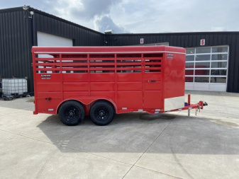 New Delco 6ft 8in X 16ft Livestock Trailer