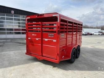 New Delco 6ft 8in X 16ft Livestock Trailer