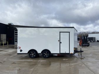 New United UJ 16' V-Nose Enclosed Cargo Trailer