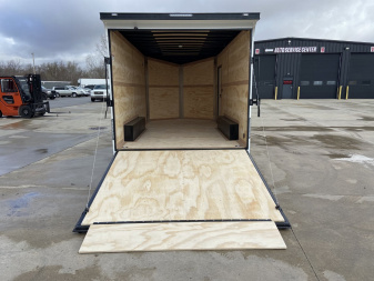 New United UJ 16' V-Nose Enclosed Cargo Trailer
