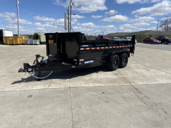 New Sure-Trac 14' Telescopic Dump Trailer