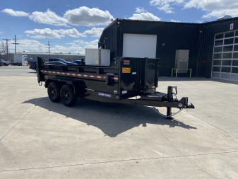 New Sure-Trac 14' Telescopic Dump Trailer