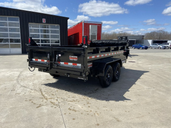 New Sure-Trac 14' Telescopic Dump Trailer