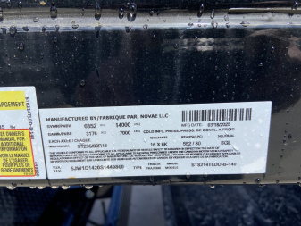 New Sure-Trac 14' Telescopic Dump Trailer