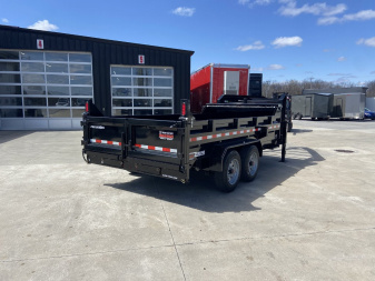 New Sure-Trac 7x14 Telescopic Dump Gooseneck