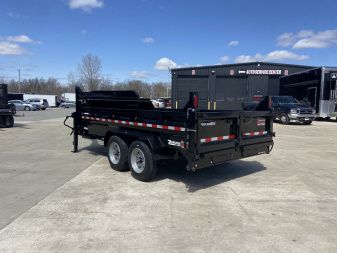New Sure-Trac 7x14 Telescopic Dump Gooseneck