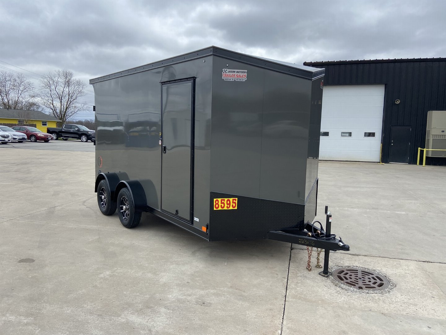 New United 7x14 V-Nose Enclosed Cargo Trailer