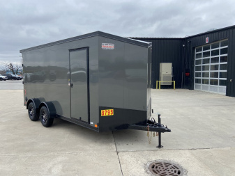 New United 7x16 V-Nose Enclosed Cargo Trailer
