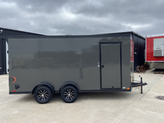New United 7x16 V-Nose Enclosed Cargo Trailer