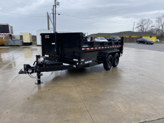 New Sure-Trac 14' Telescopic Dump Trailer