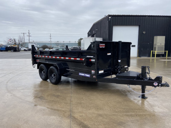 New Sure-Trac 14' Telescopic Dump Trailer