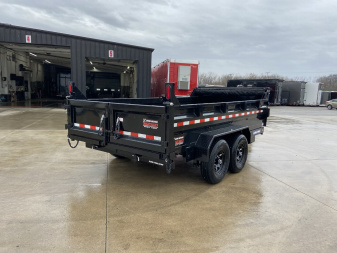 New Sure-Trac 14' Telescopic Dump Trailer