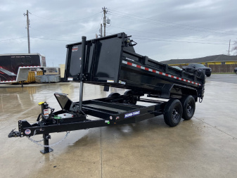 New Sure-Trac 14' Telescopic Dump Trailer