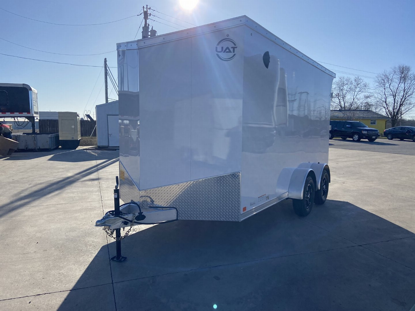 New United UATV 7x14 Aluminum Enclosed Trailer