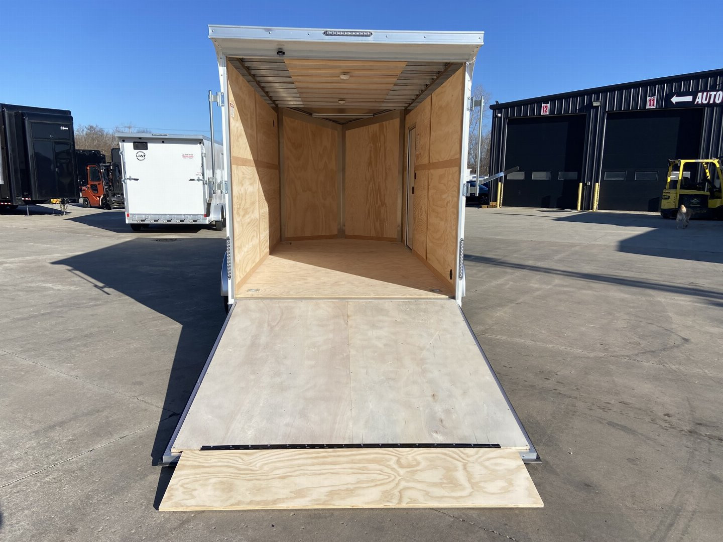 New United UATV 7x14 Aluminum Enclosed Trailer