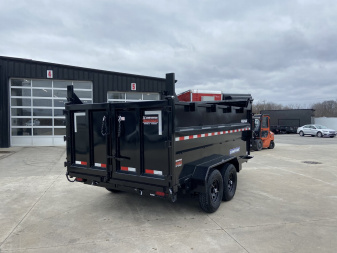 New Sure-Trac 14' Telescopic Dump Trailer