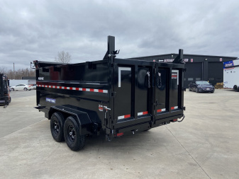 New Sure-Trac 14' Telescopic Dump Trailer