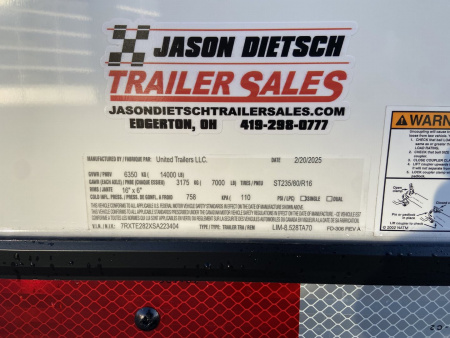 New United Limited 28' Racing Trailer