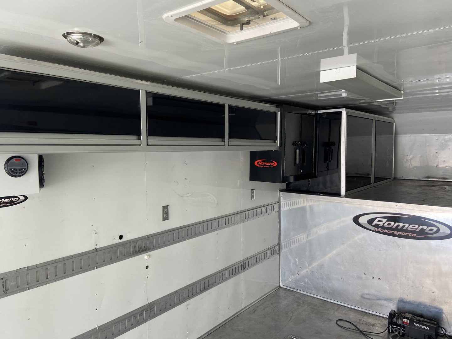 Used Optima 44' Gooseneck Racing Trailer