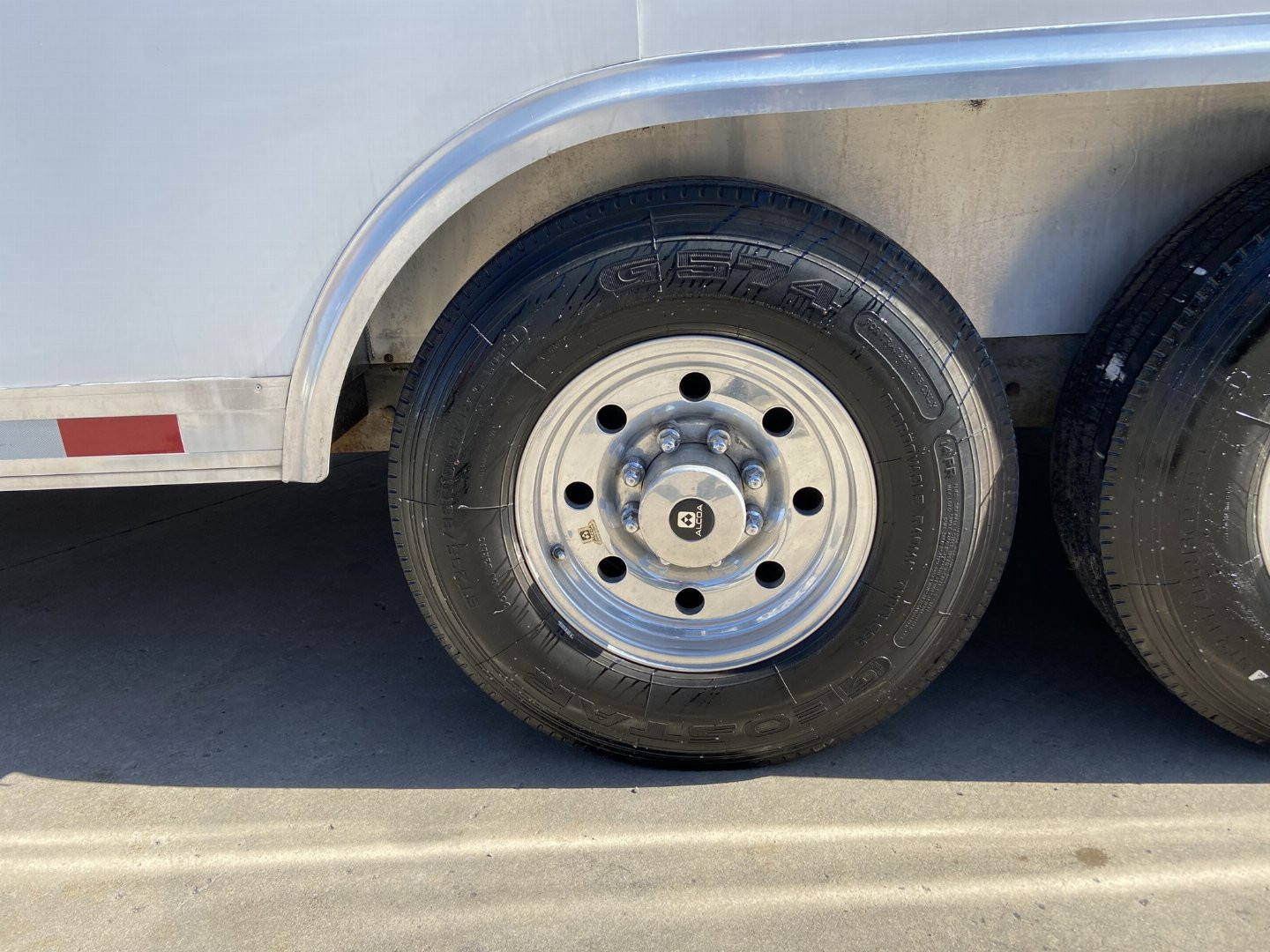 Used Optima 44' Gooseneck Racing Trailer