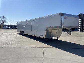 Used Optima 44' Gooseneck Racing Trailer