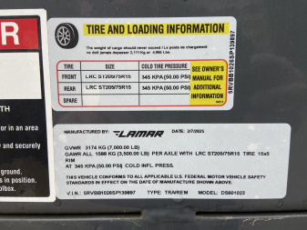 New Lamar 5x10 Dump Trailer