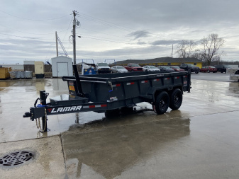New Lamar 14' Telescopic Dump Trailer
