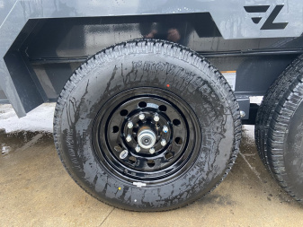 New Lamar 14' Telescopic Dump Trailer