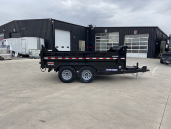 New Sure-Trac 12' Telescopic Dump Trailer