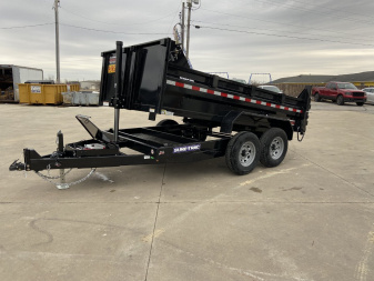 New Sure-Trac 12' Telescopic Dump Trailer