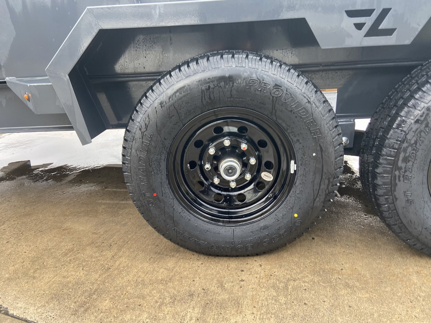 New Lamar 14' Telescopic Dump Trailer