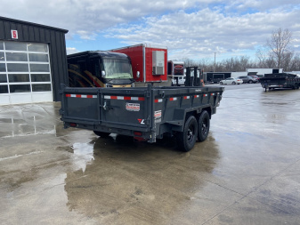 New Lamar 14' Telescopic Dump Trailer