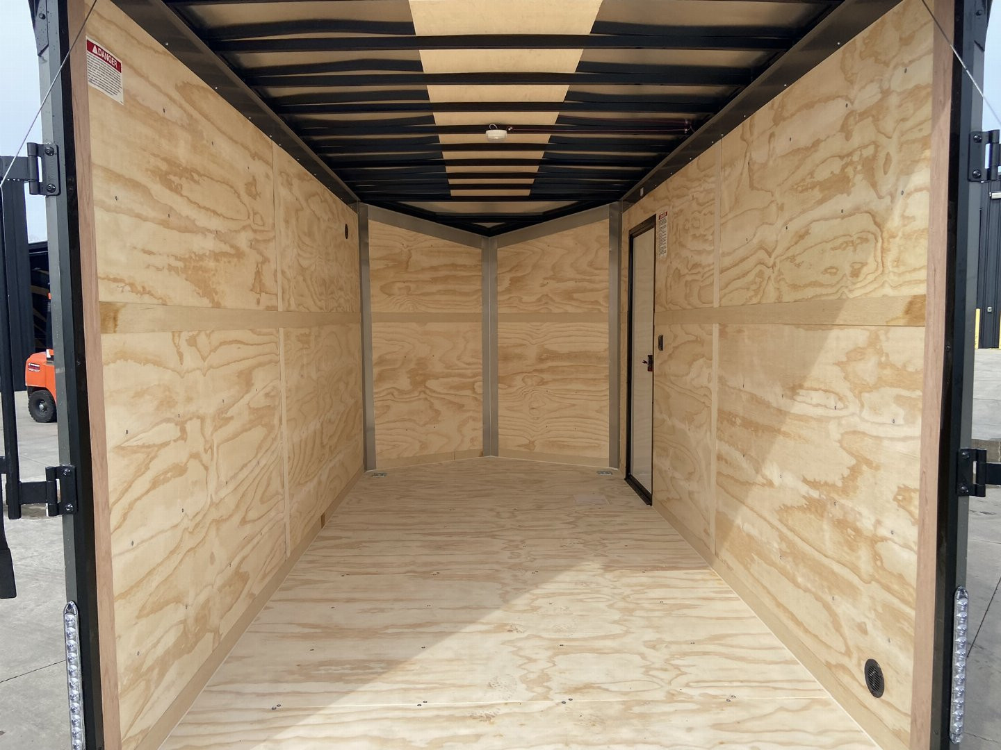 New United UJ 7x14' Enclosed V-Nose Cargo Trailer