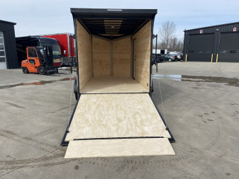 New United UJ 7x14' Enclosed V-Nose Cargo Trailer