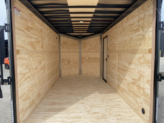 New United UJ 7x14' Enclosed V-Nose Cargo Trailer