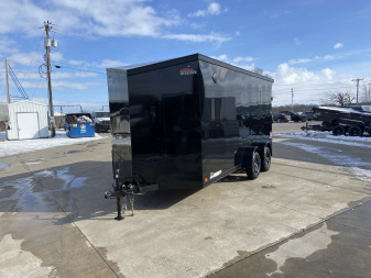 New United UJ 7x16' Enclosed V-Nose Cargo Trailer