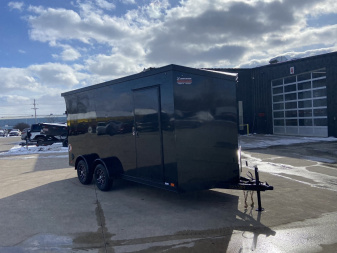 New United UJ 7x16' Enclosed V-Nose Cargo Trailer