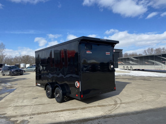 New United UJ 7x16' Enclosed V-Nose Cargo Trailer