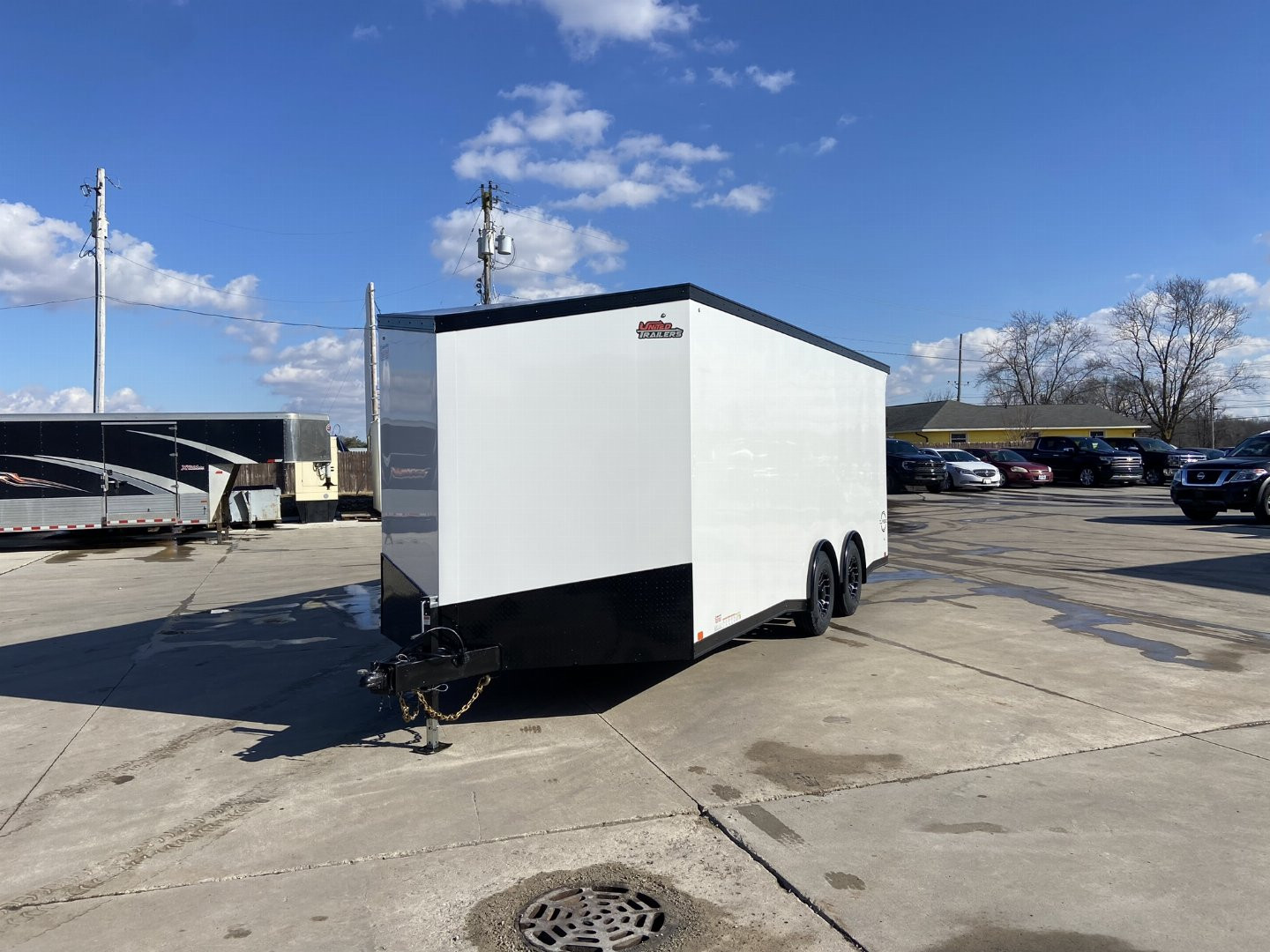 New 23' V-Nose Racing Trailer - United