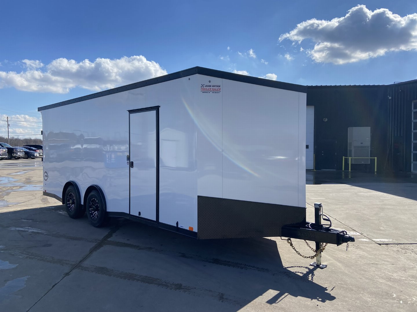 New 23' V-Nose Racing Trailer - United