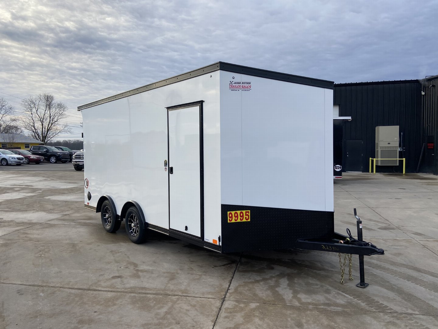 New United UJ 16' Enclosed V-Nosed Cargo Trailer