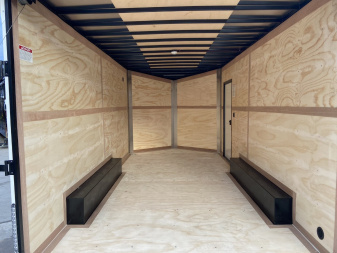New United UJ 16' Enclosed V-Nosed Cargo Trailer