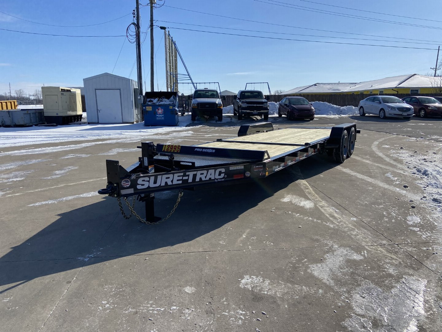 New Sure-Trac 16'+6' Tilt Equipment Trailer