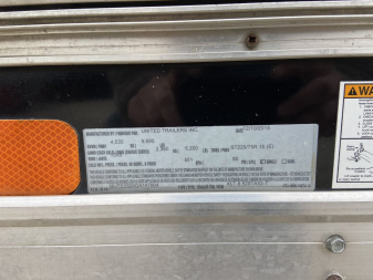 Used United XLT 28' Racing Trailer