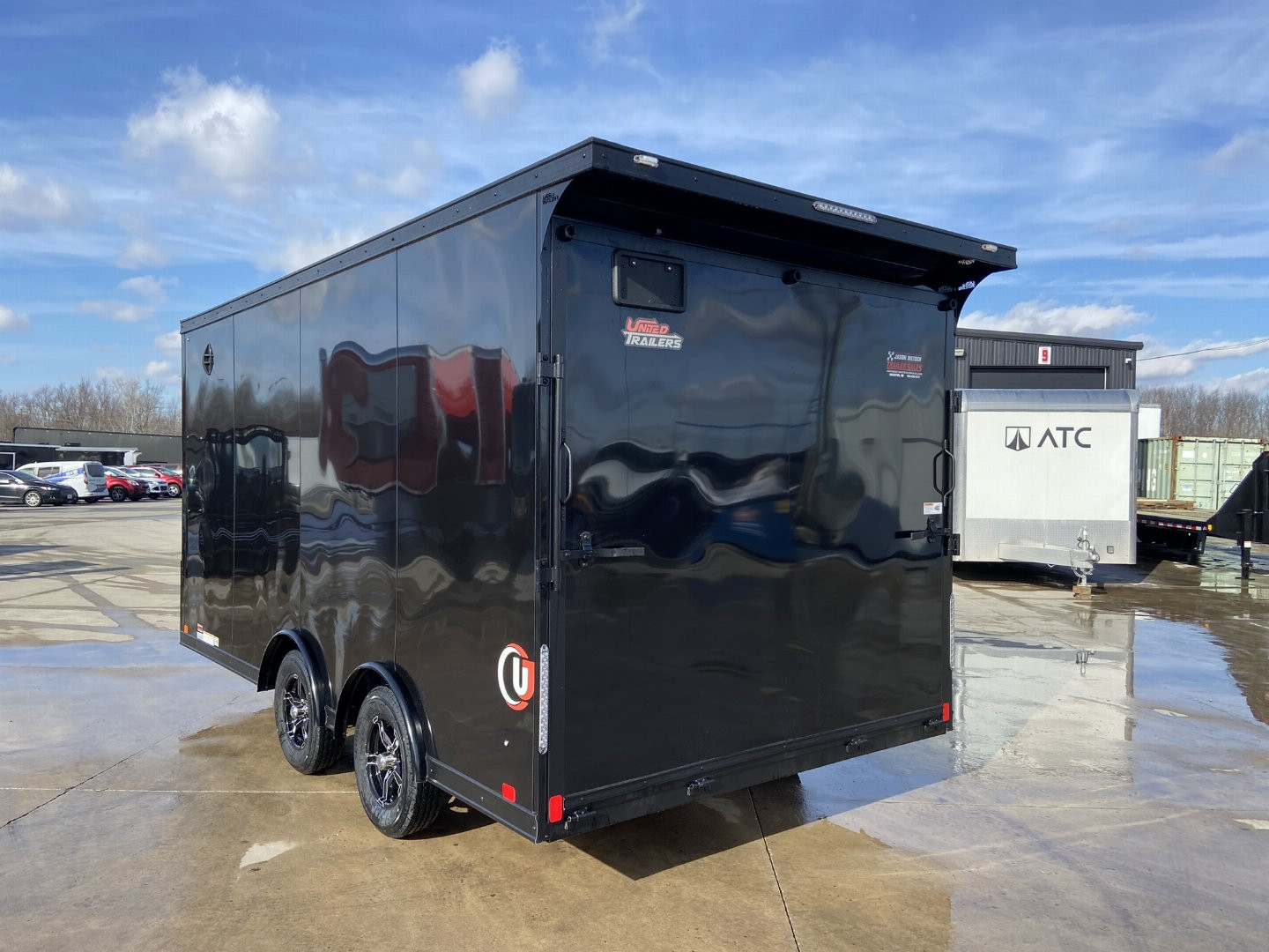 New United UJ 16' V-Nosed Enclosed Cargo Trailer