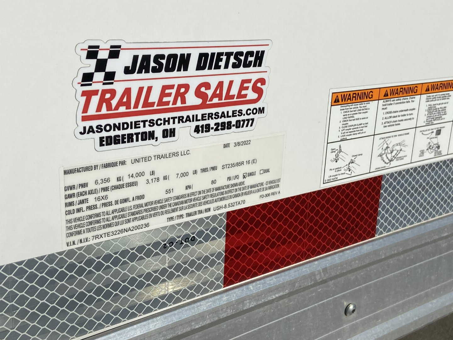 Used 32' Racing Trailer - United Super Hauler