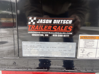 New 28' Racing Trailer - United USH