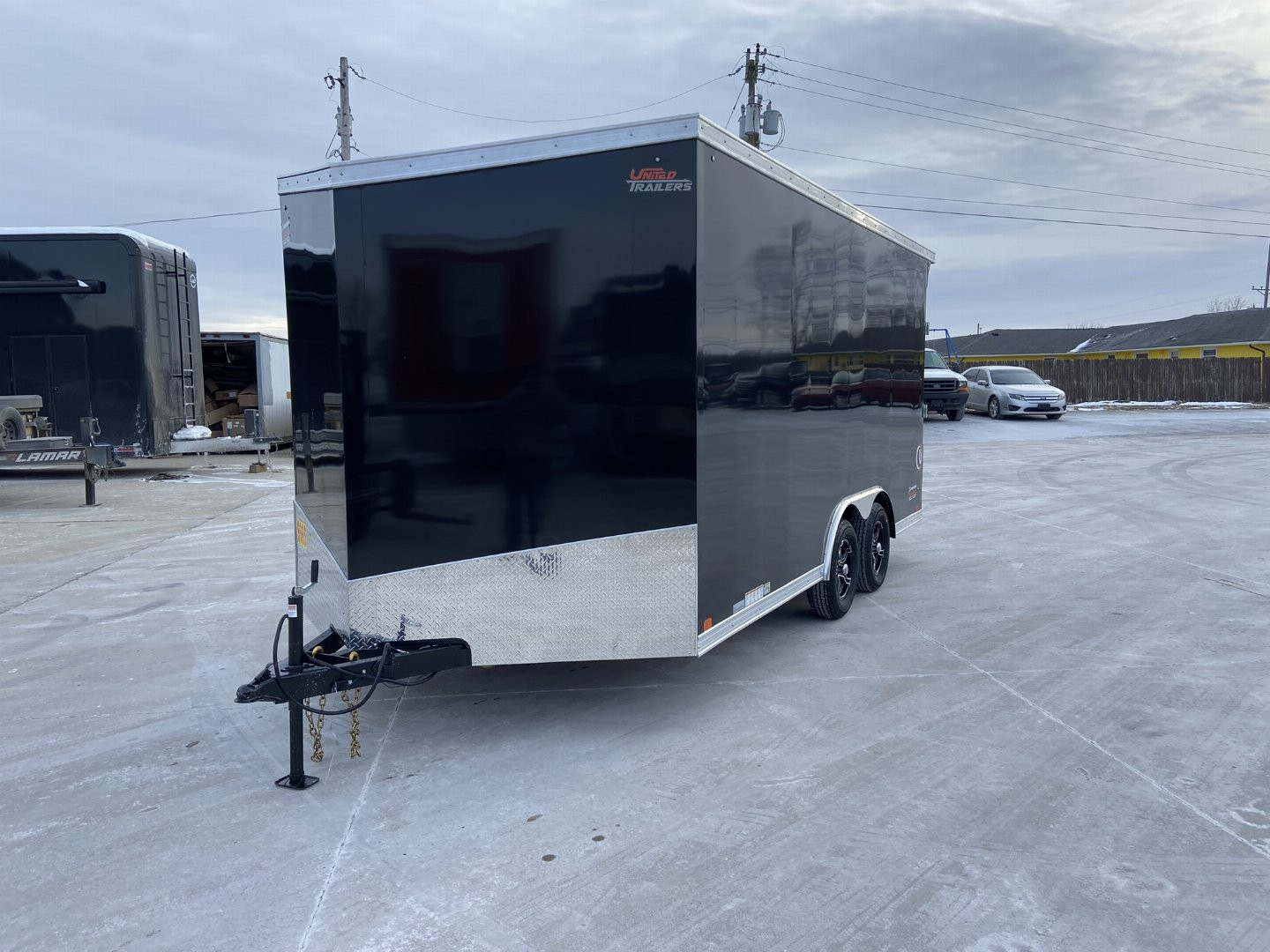 New 16' V-Nose Enclosed Cargo Trailer - United UJ