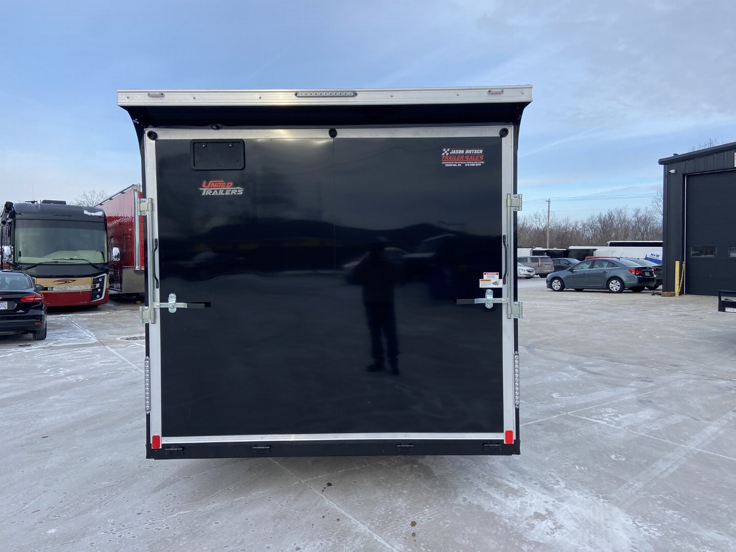 New 16' V-Nose Enclosed Cargo Trailer - United UJ