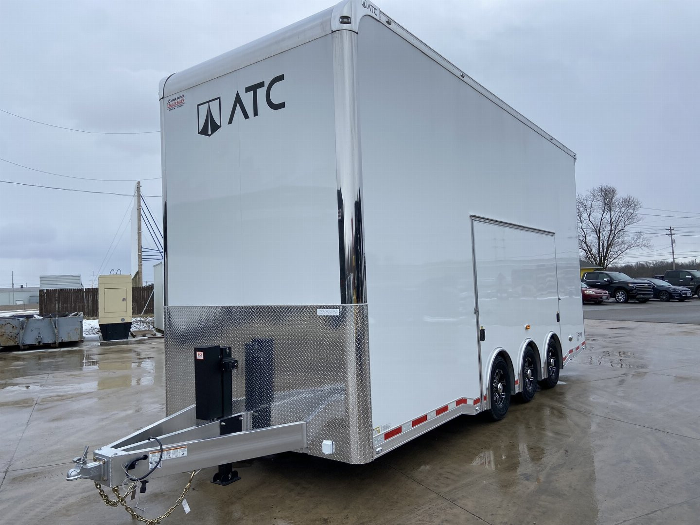 New 24' Aluminum Stacker Racing Trailer - ATC RoM900